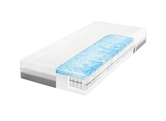 fan 7-Zonen-Gelart-Tonnentaschenfederkern-Matratze Flexible Plus 1.000 T